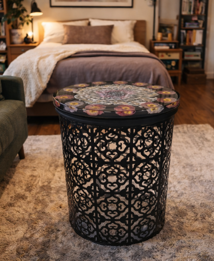 The Midnight Bloom Statement Table
