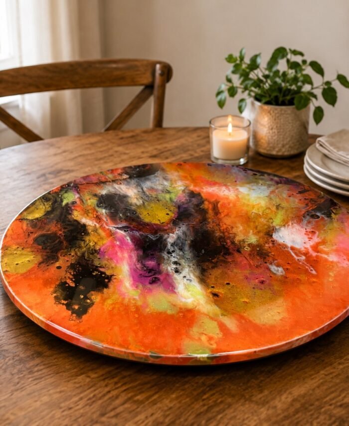 Sunset Swirl Lazy Susan – 45cm Diameter