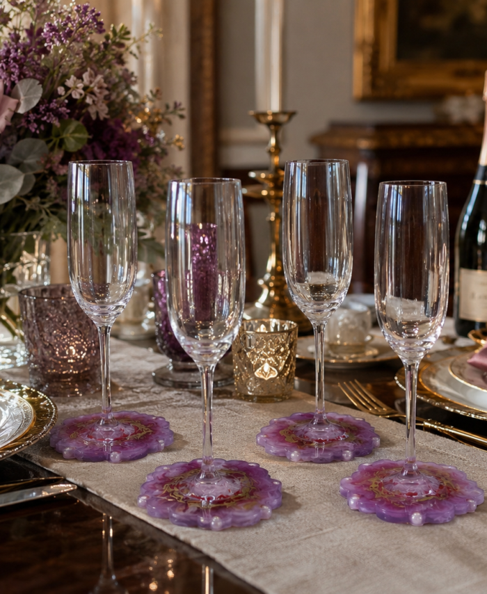wine flutes - Set of 4